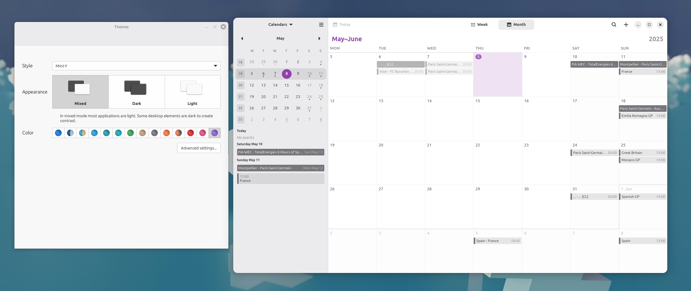 Linux Mint 22.2 si chiamerà “Zara”, LMDE 7 “Gigi” 6 Colori di accento